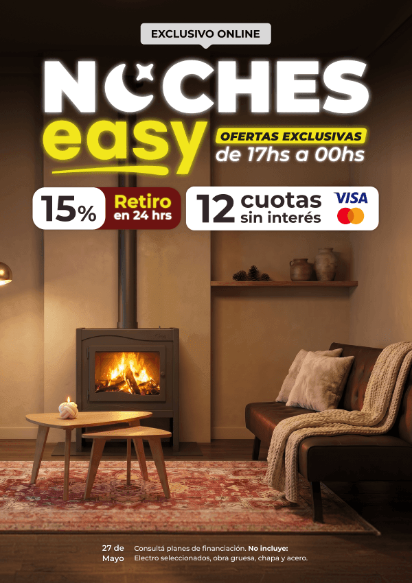 Solo por hoy nocturno - 15% off y retiro en 24hs.